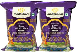 MADHUBANI MAKHANA PRIVATE LIMITED Premium Raw Phool Makhana | No Preservatives Added Lotus Seeds(Makhana)