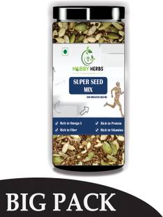 Hobby Herbs Super Seed Mix 500gm| Protein Rich seeds | Healthy Edible Seeds Mixed Seeds