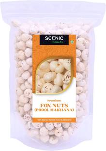 SCENIC Snacks PREMIUM FOX NUTS(PHOOL MAKHANA)/ LOTUS SEED POP Lotus Seeds(Makhana)