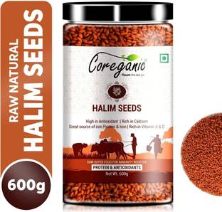 Coreganic Certified Raw Protein & Iron Rich Halim Seed ( Garden Cress Seeds
