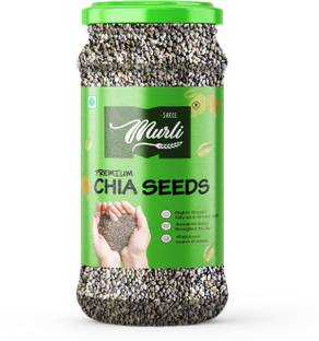 SHREE MURLI Raw Chia for Weight loss Management, with Omega 3 and Fiber, Rich in Calcium, Chia Seeds