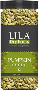lila dry fruits Premium Raw Pumpkin Seeds |Immunity |Kadu Beej|Super Seeds Jar Pack 500gm Pumpkin Seeds