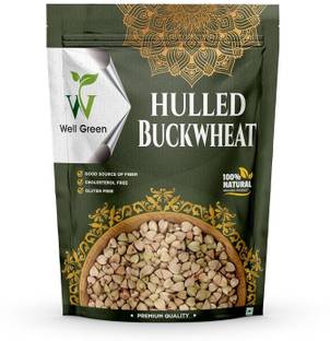 WELL GREEN Hulled Buckwheat kuttu giri | gluten free | High in Plant Protein and Fibre Buckwheat Seeds