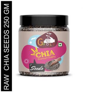 Groly Chia Seeds for Weight Loss with Omega 3 ,Zinc and Fiber,Calcium Rich/Protein Chia Seeds