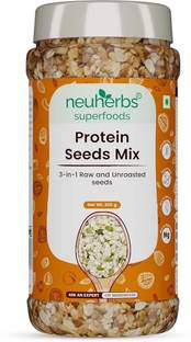 Neuherbs 3-in-1 Raw & Unroasted Protein Seeds Mix 200 g | Healthy Food For Weight Loss Mixed Seeds
