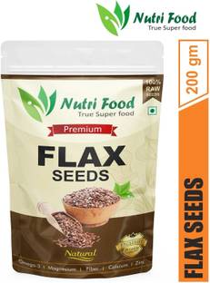 Nutri food Flax seed 200gm Brown Flax Seeds