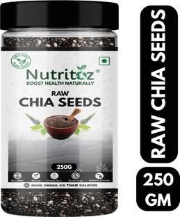 Nutritoz Raw for Weight Loss with Omega-3, Calcium, Zinc & Fiber Rich Chia Seeds