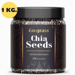 GO GRASS Chia Seed, Gluten Free, Vegan, Raw, Keto Friendly Chia Seeds