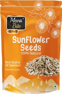 MevaBite Naturally Organic Sunflower Seeds for eating | Raw Super food, Ready to Eat Sunflower Seeds
