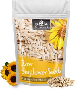 NATURE YARD Raw Sunflower Seeds For Eating - Rich in Protein & Fibre/ Edible Seed for Eating Sunflower Seeds