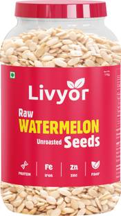 LIVYOR Watermelon Seeds for eating | Raw Magaj Watermelon Seeds