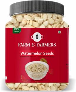 Farm & Farmers Watermelon Seeds 100GM- High in Protein | Raw Watermelon Seeds for Eating | Magaz Watermelon Seeds