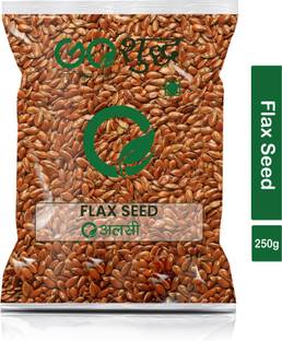 Goshudh Premium Quality Alsi (Flaxseed)-250gm (Pack Of 1) Brown Flax Seeds