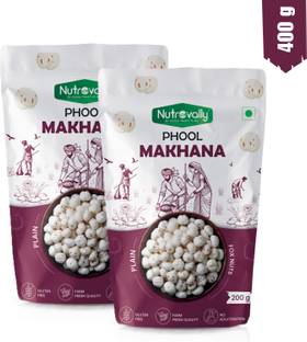 NutroVally Premium Phool Makhana | Healthy Snack | Ideal for Weight Loss & Fasting Lotus Seeds(Makhana), Phool Makhana