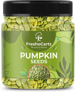 FreshoCartz Raw Pumpkin Seeds | Protein and Fiber Rich Superfood For Eating Pumpkin Seeds