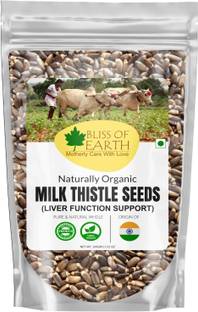 Bliss of Earth Milk Thistle Seeds Organic for Guts Health & Boost Immunity, High in Protein Milk Thistle Seeds