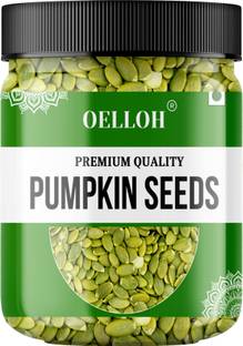Oelloh Raw Pumpkin Seeds Protein and Fibre Rich Superfood - 1 Kg Jar Pack Pumpkin Seeds