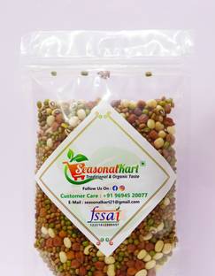 Seasonal Kart Healthy Raw 4 in 1 Super Seeds (Hara Moong, Moth, Chavala, Kala chana) Mixed Seeds