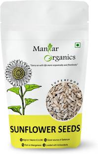 ManHar Organics Raw Sunflower Seeds for Eating and Weight Management 1Kg, Vitamin Rich Superfood Seed