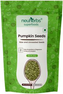 Neuherbs Raw & Unroasted Organic Pumpkin Seeds | Rich In Protein & Fibre Pumpkin Seeds