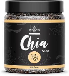 Organic Box Raw Chia Seeds For Eating Unroasted chia Seeds Immunity Booster, Weight loss Chia Seeds