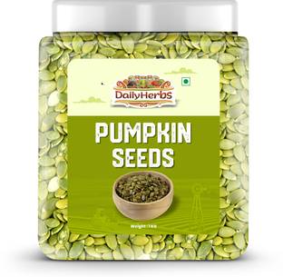 DAILYHERBS Raw Pumpkin Seeds For Eating | AAA Grade Jumbo High in Protein, Healthy Pumpkin Seeds