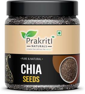 Prakriti Naturals Raw Chia Seeds for Weight Loss with Omega 3 , & Fiber, Calcium Rich Chia Seeds