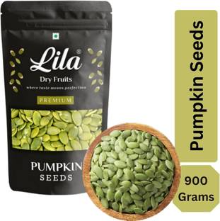 lila dry fruits Premium Raw Pumpkin Seeds |Immunity Booster|Kadu Beej|Super Seeds 900gm Pumpkin Seeds