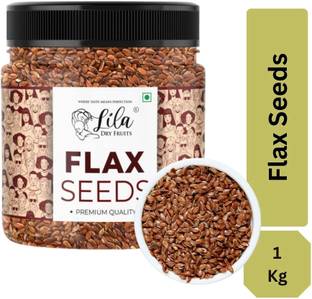 lila dry fruits Flax Seeds 1000 gms Brown Flax Seeds