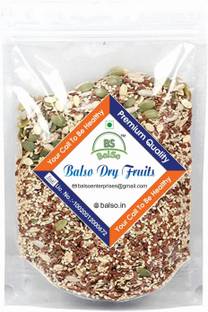 BalSo 5-in-1 Raw Seeds Mix Raw Sunflower Seeds, Pumpkin Seeds, Flax Seeds,Chia Seeds, Watermelon Seeds (900 g) Pumpkin Seeds, Chia Seeds, Sunflower Seeds, Brown Flax Seeds, Watermelon Seeds