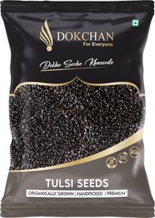 DOKCHAN SHYAMA TULSI SEEDS- BASIL SEEDS - KALI TULSI SEEDS - TUKHME REHAN-OCIMUM SANCTUM Basil Seeds