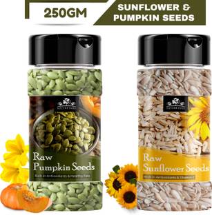 NATURE YARD Healthy Edible Seeds Combo-Rich In Vitamins & Minerals/Magnesium Rich Diet Snack Pumpkin Seeds, Sunflower Seeds
