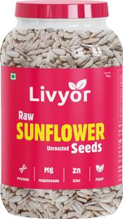 LIVYOR Sunflower Seeds for Eating | High in Protein and Fibers Sunflower Seeds