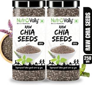 NutroVally Chia Seeds for Weight Loss | Rich in Omega3 & 100% Natural Diet Seeds Chia Seeds