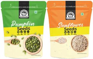 WONDERLAND Combo of Raw Pumpkin Seeds & Raw Sunflower Seeds Pumpkin Seeds, Sunflower Seeds