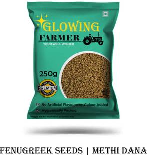 GLOWING FARMER Premium Quality Methi Dana | Methy Seeds | Fenugreek Seeds
