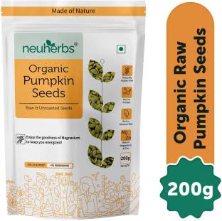 Neuherbs Raw Pumpkin Seeds - Protein and Fiber Rich Superfood, 200 g Pumpkin Seeds