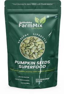 SuShobha FarmMix Organic Raw Pumpkin Seeds (100g) I Premium Superfood Pumpkin Seeds