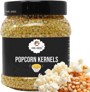MR DESI Popcorn Kernels Seeds Extra Crunchy Popcorn Maize (100% POP Extra Soft Popcorn Seeds