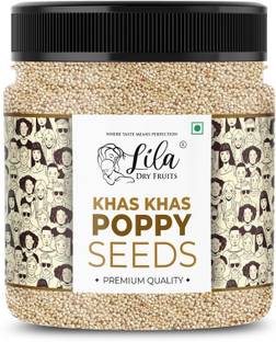 lila dry fruits Premium Natural Poppy Seeds 100gm Jar Pack| Export Quality Khus Khus| Posta Dana Poppy Seeds