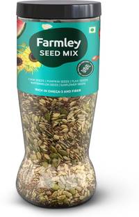 Farmley Seed Mix Protein Rich Snacks | 5 Super Seeds in 1 Mix | Chia Seeds, Pumpkin Seeds, Watermelon Seeds, Brown Flax Seeds, Sunflower Seeds