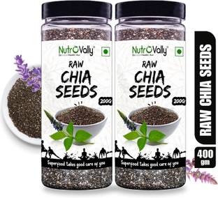 NutroVally for Weight Loss with Omega 3 , Zinc and Fiber, Calcium Rich Chia Seeds Chia Seeds