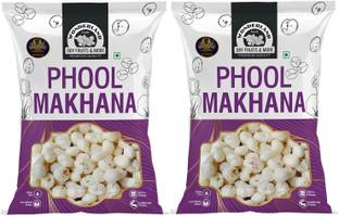 WONDERLAND Phool Makhana / Ful Makhana) Lotus Seed Pop / Gorgon Nut Puffed Kernels Phool Makhana