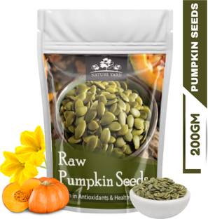 NATURE YARD Raw Pumpkin Seeds for eating - 100 % Natural Protein & Fiber Rich/ Kaddu Ke Beej Pumpkin Seeds