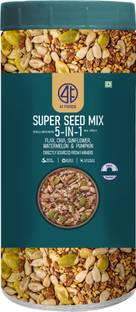41 foods 5-in-1 Seeds Mix | High in Protein, Fiber & Rich in Omega-3 Superfood | Chia Seeds, Brown Flax Seeds, Pumpkin Seeds, Sunflower Seeds, Watermelon Seeds