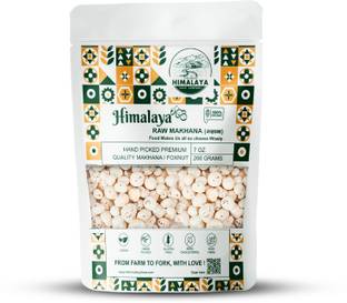 The Great Himalaya Food Company Makhana (Foxnut) Raw Premium Jumbo Handpicked Makhana Natural And Crunchy Phool Makhana
