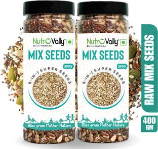 NutroVally - 5 in 1 Mix Seeds for Weight Loss | Nutrients Rich Premium Diet Seeds | Mixed Seeds