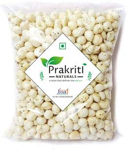 Prakriti Naturals Jumbo Handpicked Lotus Seeds/Fox Nuts Big Size Phool Makhana Phool Makhana