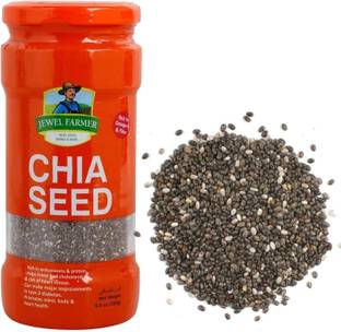 Jewel Farmer Black Chia Seeds Raw & Unroasted Superfood with Protein Chia Seeds