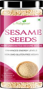 Natupure Premium Quality Raw Safed Til (White) Sesame Seeds